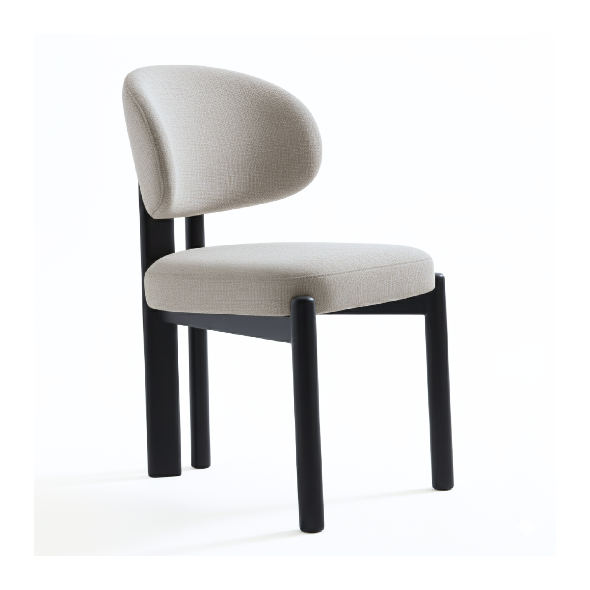 Thomas Dining Chair: Light Grey
